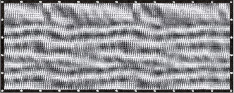 Cool Area 60-70% Shade Cloth 8x20FT Heavy Duty Knitted Mesh Tarp with Grommets Mesh Screen for Patio Canopy Garden Porch Greenhouse Pools Dog Kennel Black - Image 1